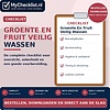Checklist groente en fruit veilig wassen