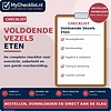 Checklist voldoende vezels eten