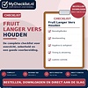 Checklist fruit langer vers houden