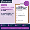 Checklist draaiboek voor een evenement maken