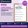 Checklist taken onder organisatoren verdelen
