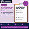 Checklist verjaardagsfeest voor een grote groep