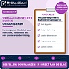Checklist verjaardagsfeest buiten organiseren