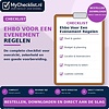 Checklist ehbo voor een evenement regelen