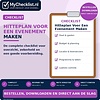 Checklist hitteplan voor een evenement maken