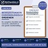 Checklist bewijsstukken chronologisch ordenen
