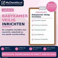 Checklist babykamer veilig inrichten met uitgebreide stappen en controlepunten