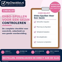 Checklist ehbo-spullen voor een gezin controleren met uitgebreide stappen en controlepunten