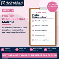 Checklist pesten bespreekbaar maken met uitgebreide stappen en controlepunten