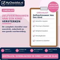 Checklist zelfvertrouwen van een kind versterken met uitgebreide stappen en controlepunten