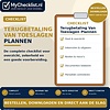 Checklist terugbetaling van toeslagen plannen