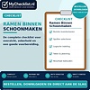 Checklist ramen binnen schoonmaken