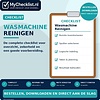 Checklist wasmachine reinigen