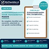 Checklist schoonmaakrooster voor huisgenoten maken