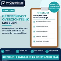 Checklist groepenkast overzichtelijk labelen met uitgebreide stappen en controlepunten