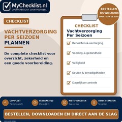 Checklist vachtverzorging per seizoen plannen