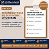 Checklist tekencontrole bij een hond uitvoeren
