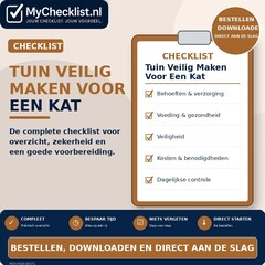 Checklist tuin veilig maken voor een kat