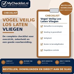Checklist vogel veilig los laten vliegen
