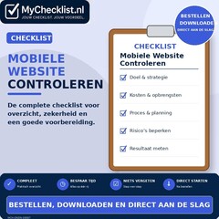 Checklist mobiele website controleren