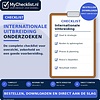 Checklist internationale uitbreiding onderzoeken