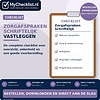Checklist zorgafspraken schriftelijk vastleggen
