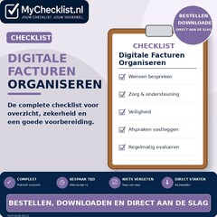Checklist digitale facturen organiseren