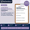 Checklist jaarlijkse administratieve controle uitvoeren