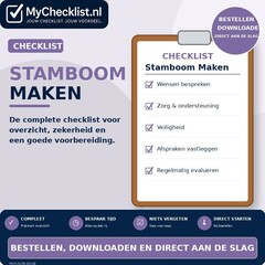 Checklist stamboom maken