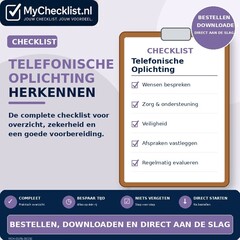 Checklist telefonische oplichting herkennen