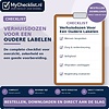 Checklist verhuisdozen voor een oudere labelen