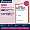Checklist actief luisteren naar je partner oefenen
