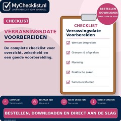 Checklist verrassingsdate voorbereiden