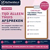 Checklist tijd alleen thuis afspreken