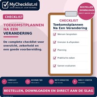 Checklist toekomstplannen na een verandering bijstellen met uitgebreide stappen en controlepunten