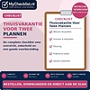 Checklist thuisvakantie voor twee plannen