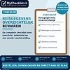 Checklist reisgegevens overzichtelijk bewaren