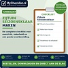 Checklist zijtuin seizoensklaar maken