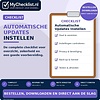 Checklist automatische updates instellen