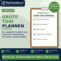 Checklist grote tuin plannen