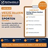 Checklist veilig alleen buiten sporten