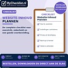 Checklist website-inhoud plannen
