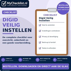 Checklist digid veilig instellen