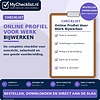 Checklist online profiel voor werk bijwerken
