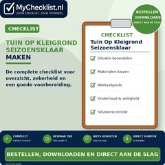 Checklist tuin op kleigrond seizoensklaar maken