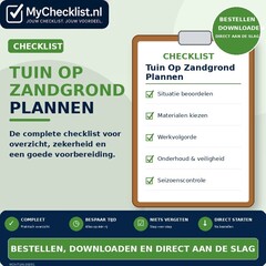 Checklist tuin op zandgrond plannen