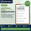 Checklist verticale tuin onderhouden