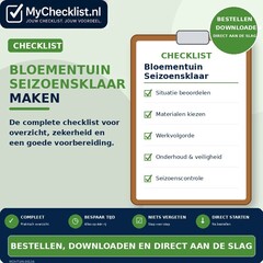 Checklist bloementuin seizoensklaar maken