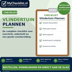 Checklist vlindertuin plannen