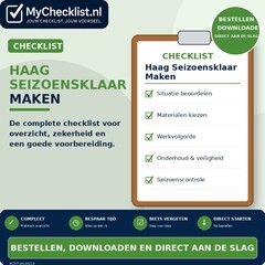 Checklist haag seizoensklaar maken
